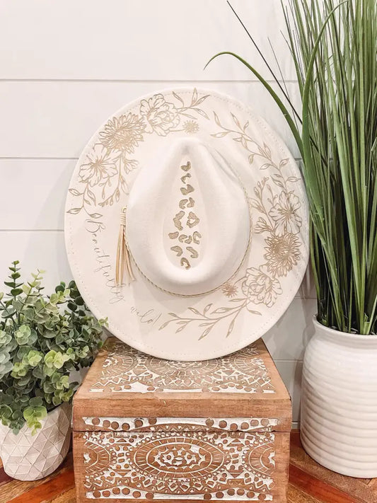 Engraved beautifully wild fedora